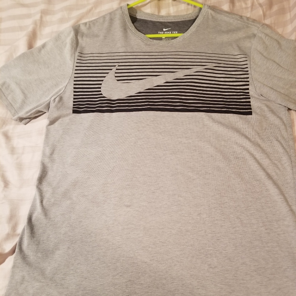 Silver nike tshirt